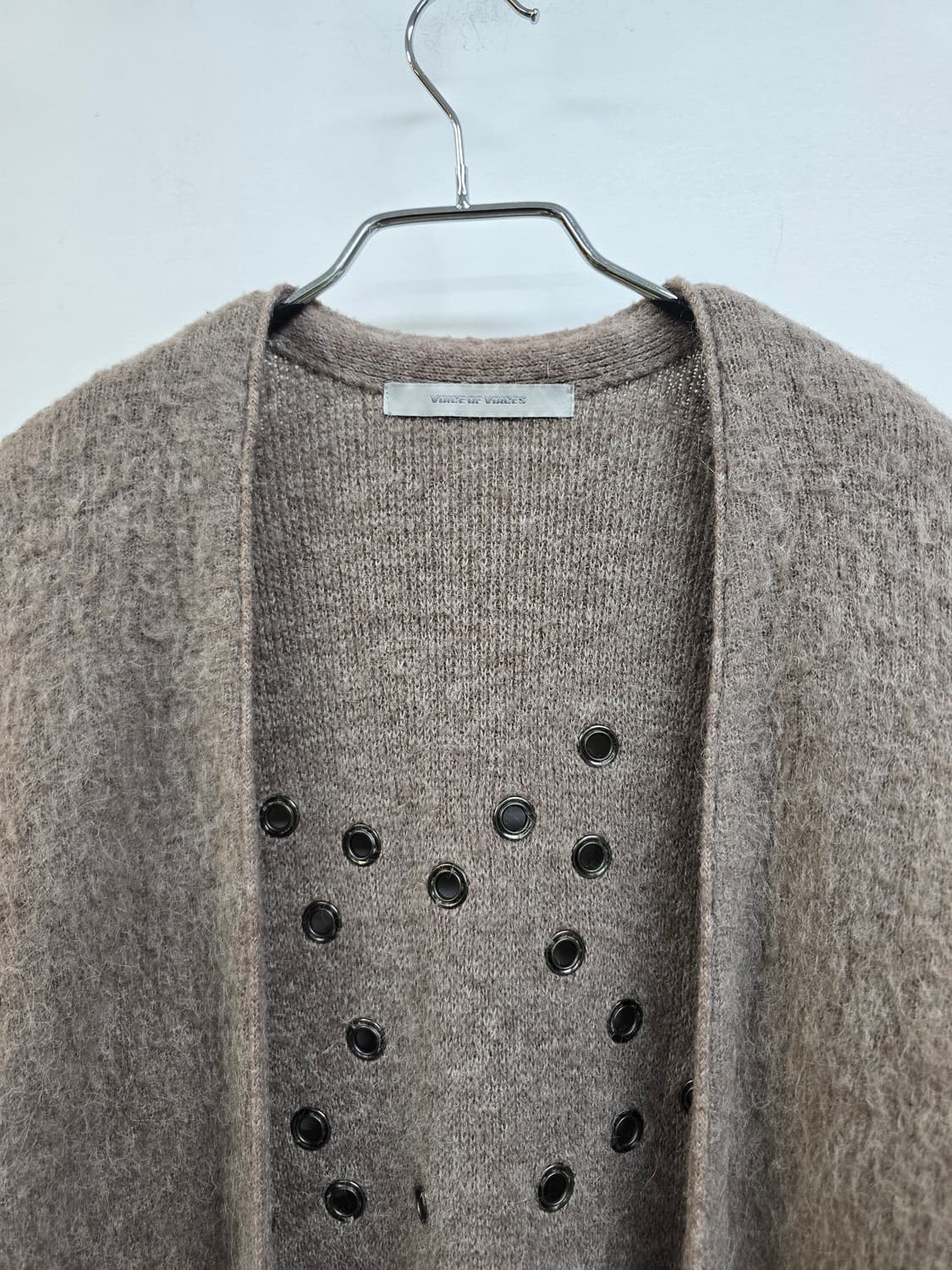 보브 루즈핏 울 롱 니트가디건 상품이미지2