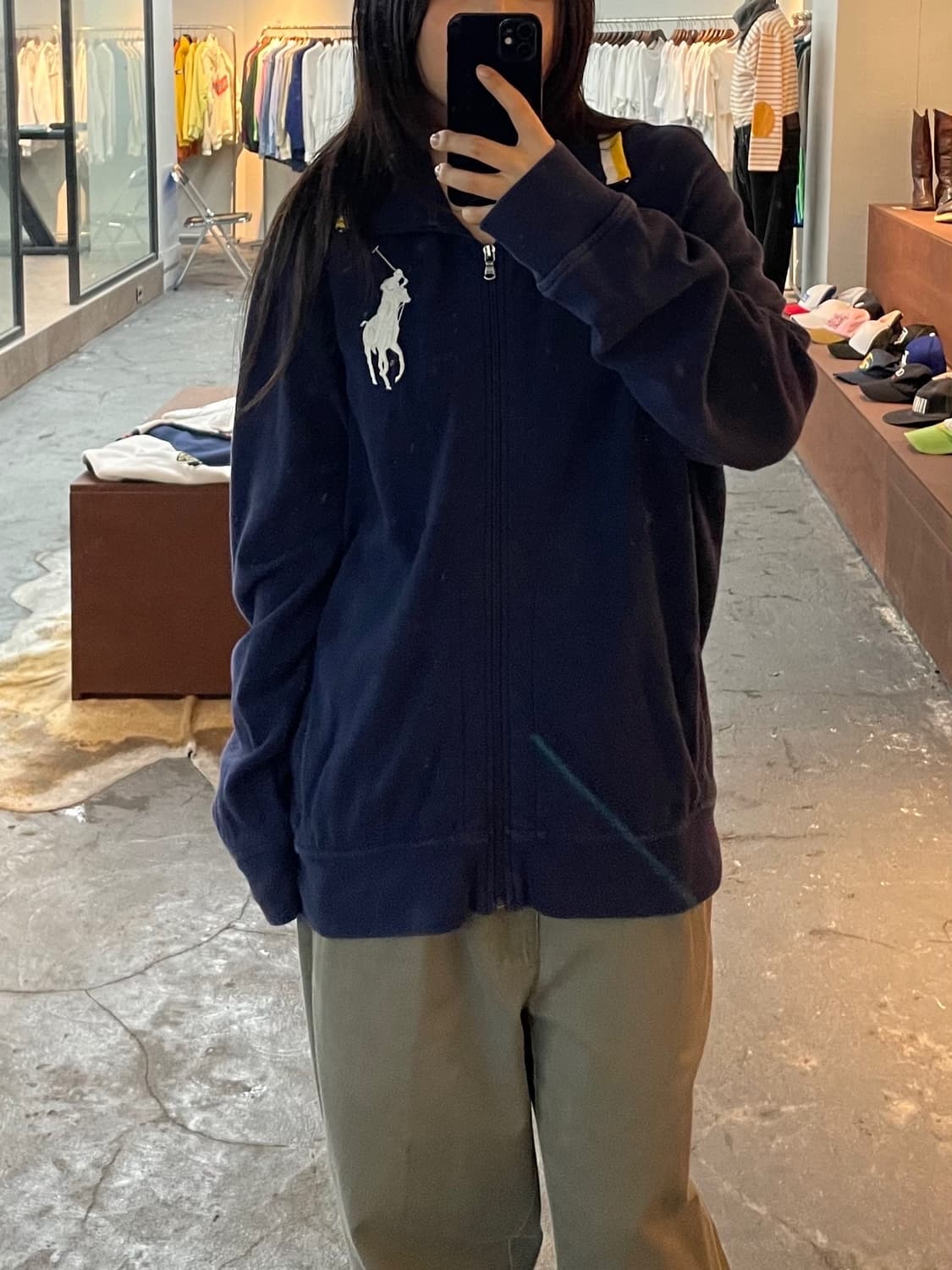 폴로 랄프로렌 빅포니로고 집업 자켓 H502 상품이미지1