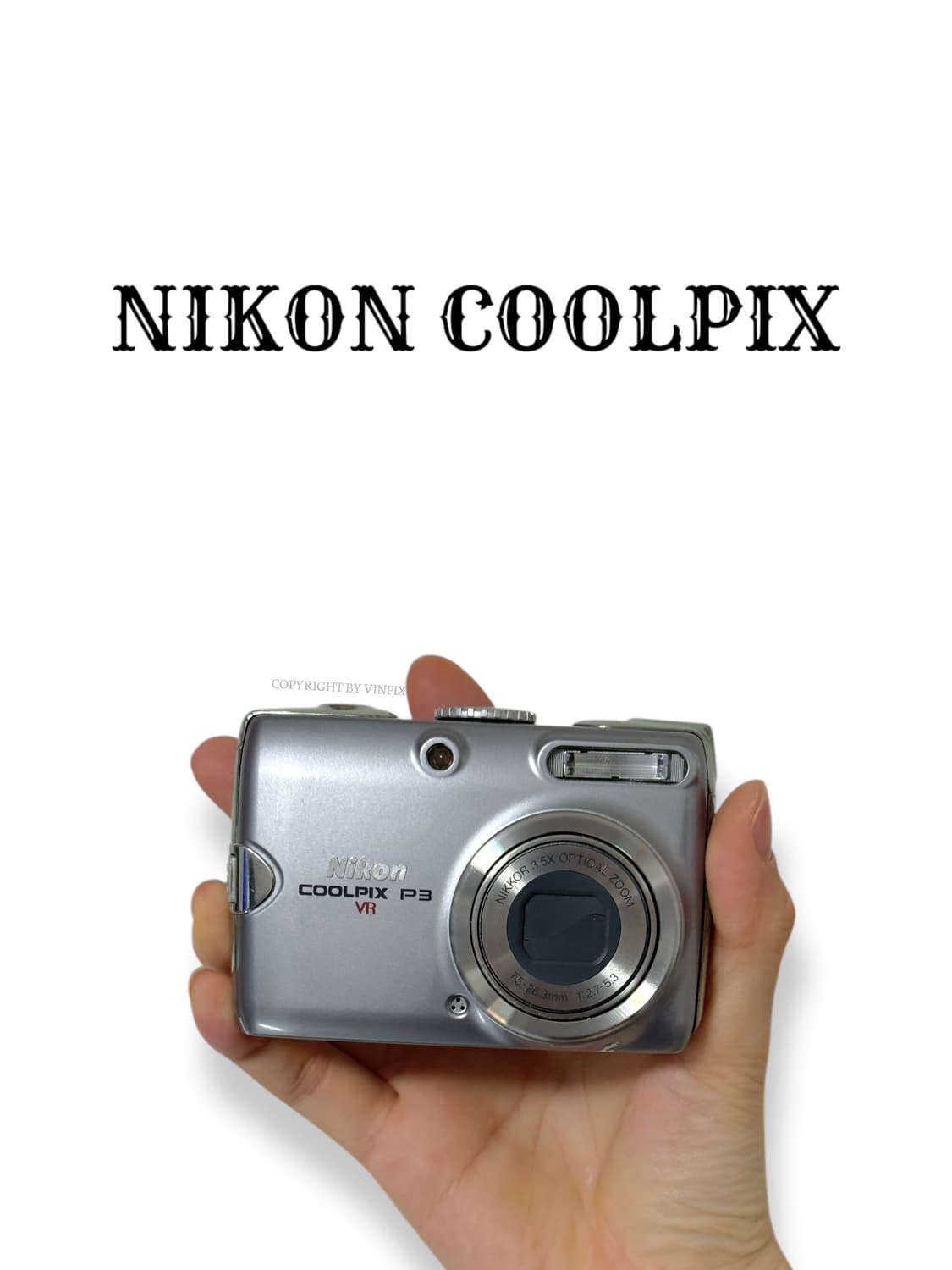 니콘 쿨픽스 P3 (coolpix p3) 빈티지 디지털 카메라 디카 상품이미지1