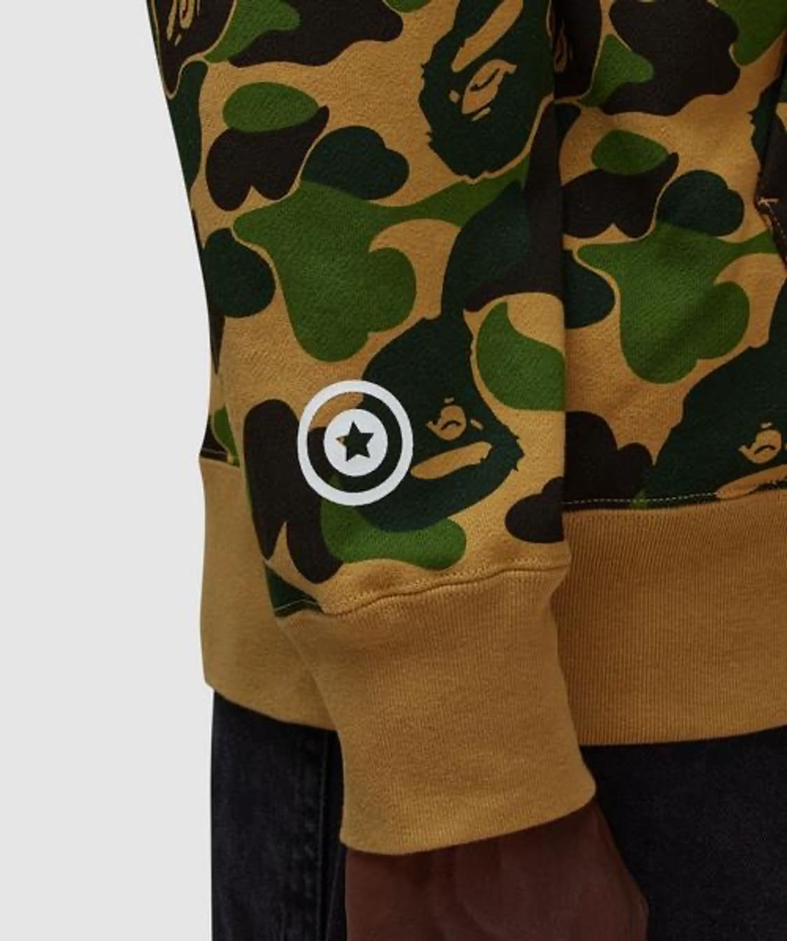 [S,M,L]베이프 25fw ABC 카모 샤크 풀 후드집업 상품이미지8