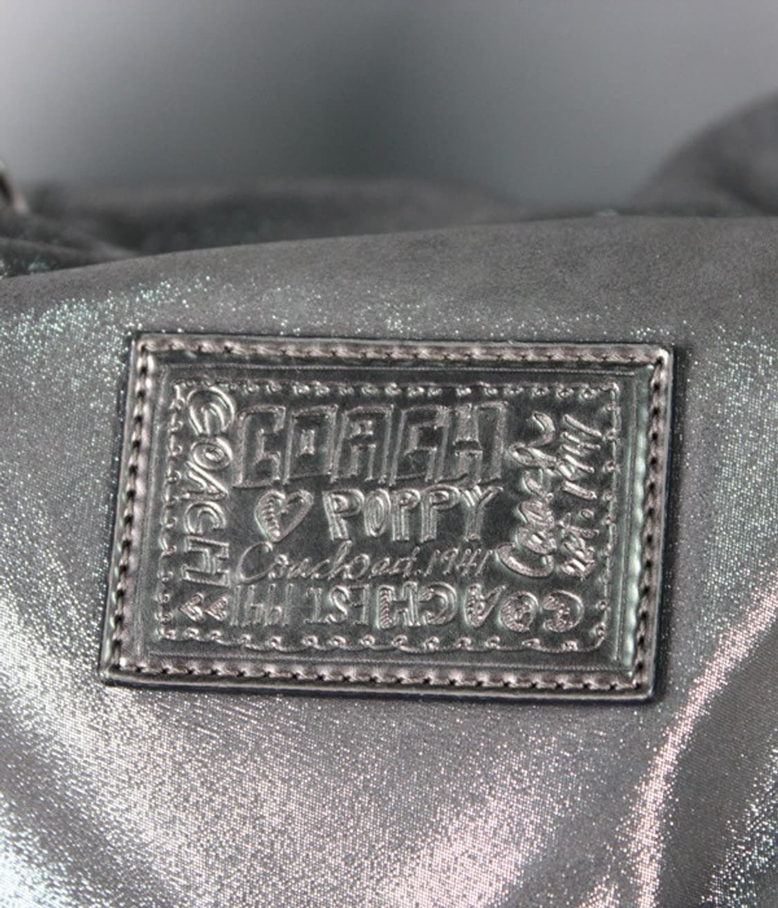 COACH 매탈릭 가죽 숄더백 상품이미지2