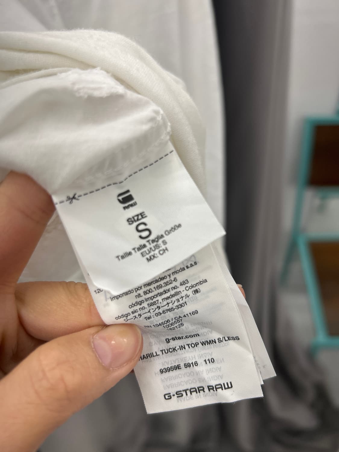 지스타 슬리브리스 블라우스 상품이미지5