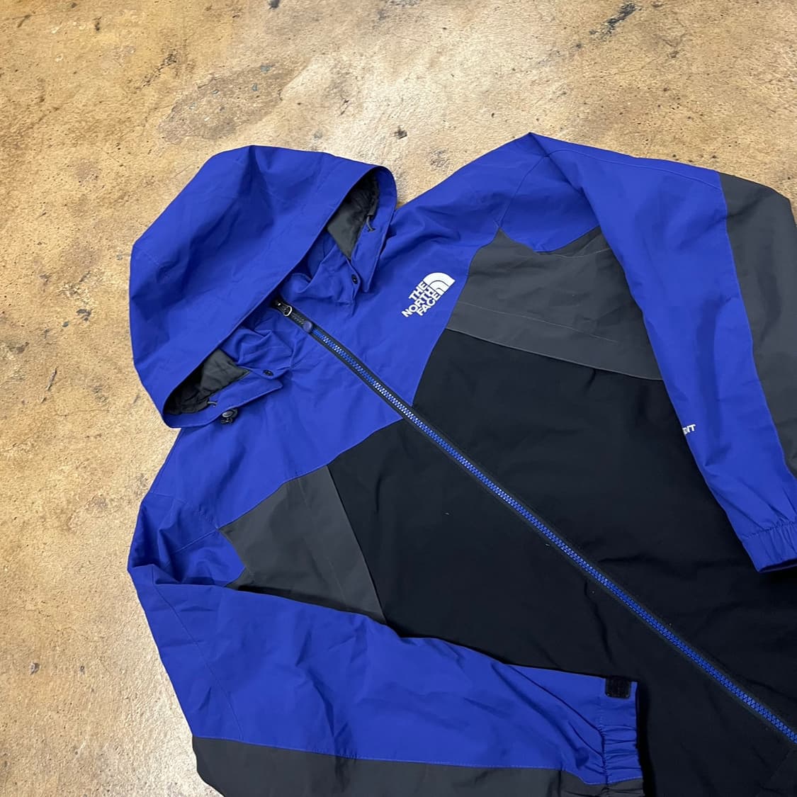 [정품/S] 노스페이스 바람막이 자켓 블루 블랙 배색 b16 상품이미지1