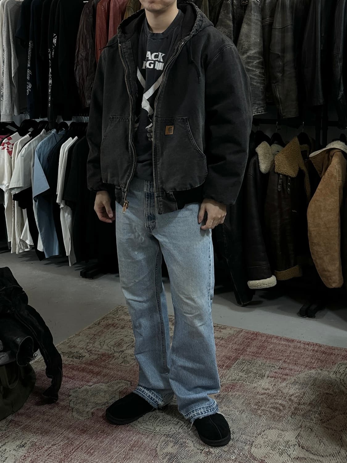 OG 칼하트 J130 액티브 자켓 칼하트 BLK 아이유 상품이미지10