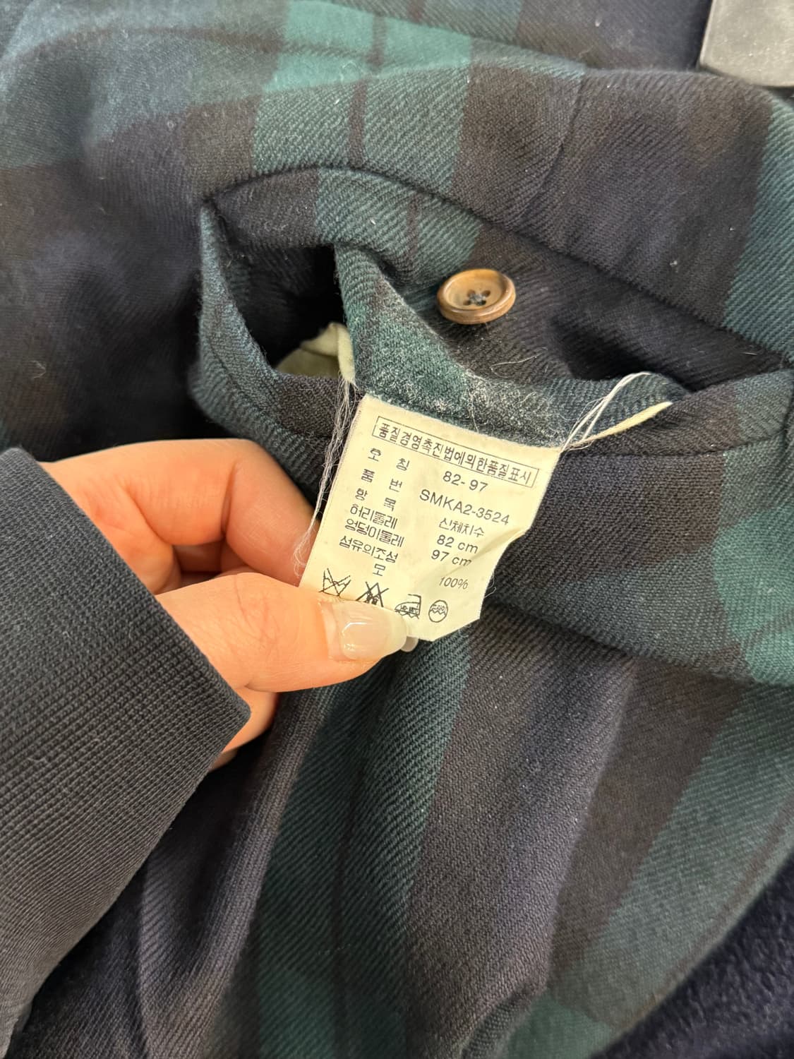 폴로 랄프로렌 블랙워치 체크 바지 상품이미지6