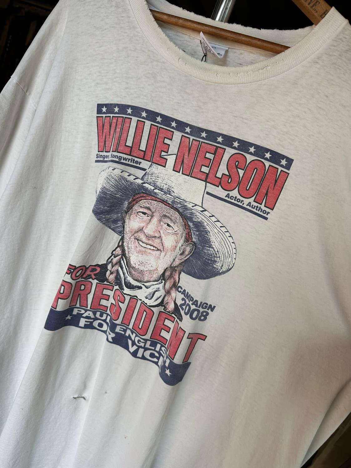 윌리 넬슨 William Nelson 프린팅 티셔츠 상품이미지4