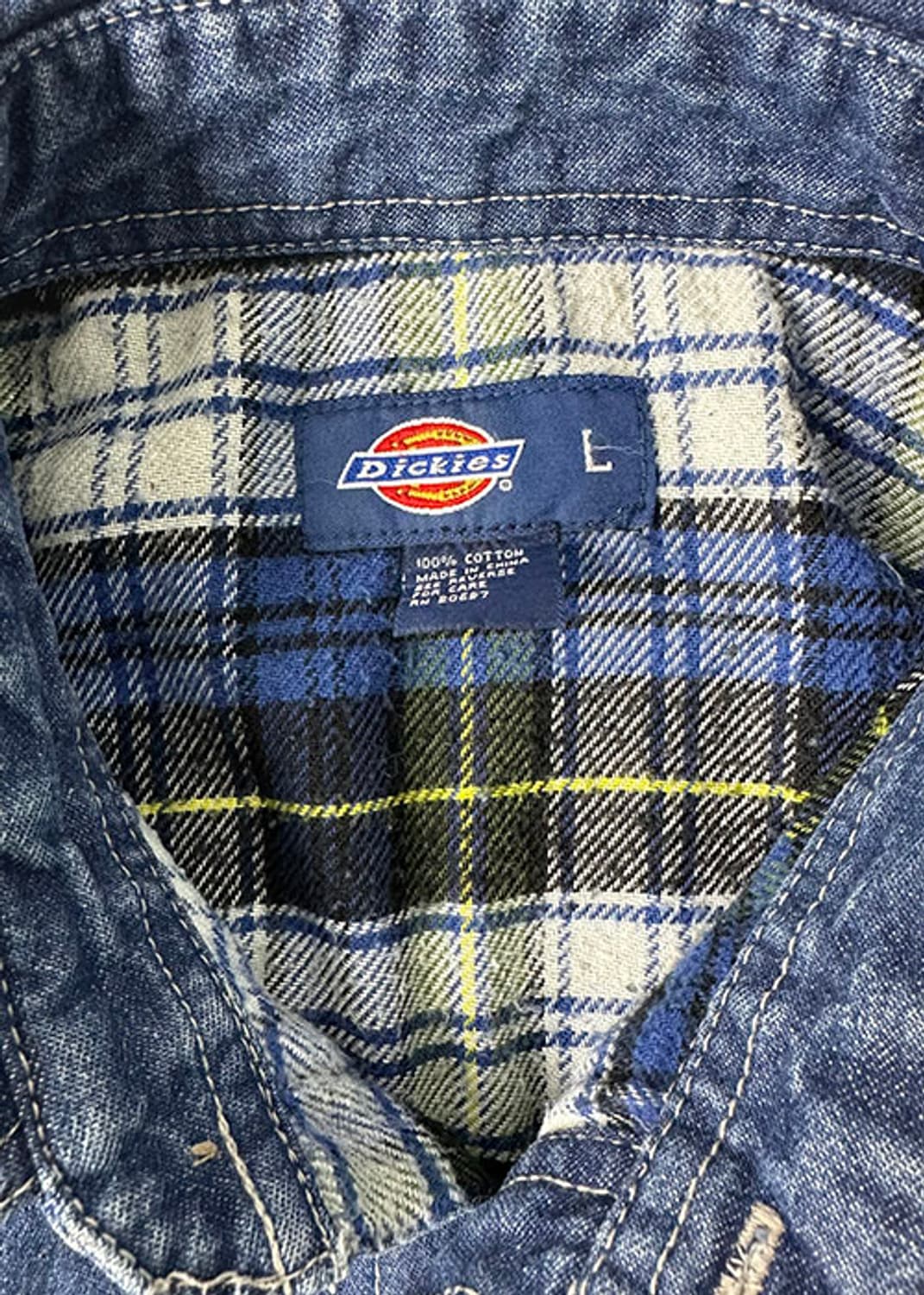 [L] 디키즈 데님 청 자켓 상품이미지4