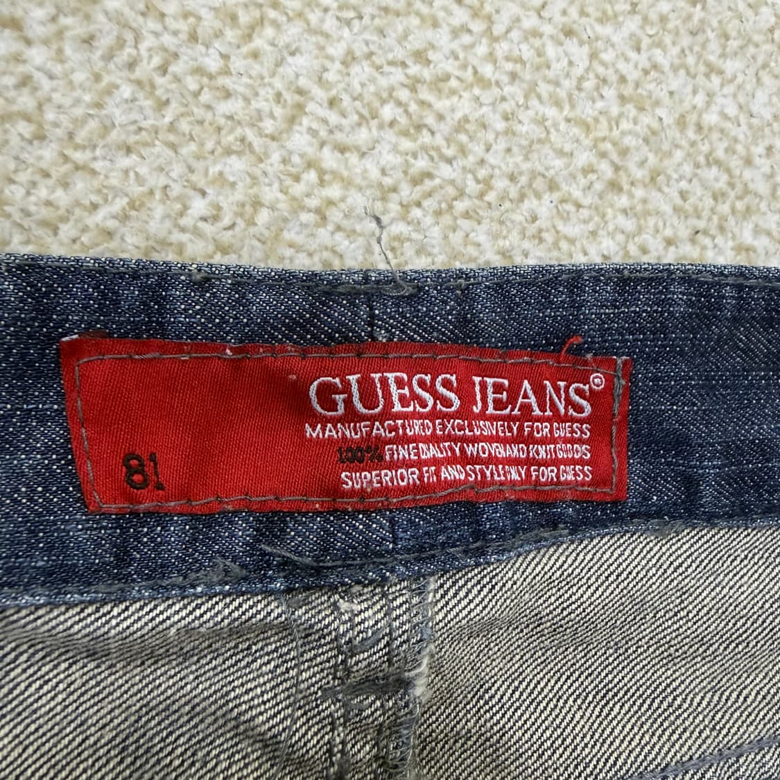 80(32) 게스 진 워싱 데님팬츠 0202T2 상품이미지4
