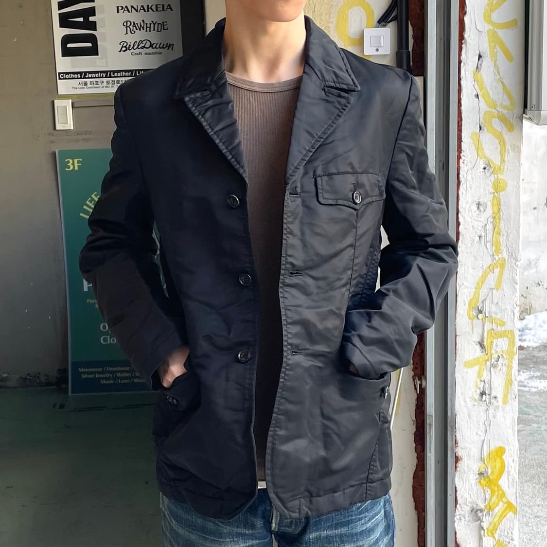 꼼데가르송 옴므 사파리 블레이저 상품이미지1