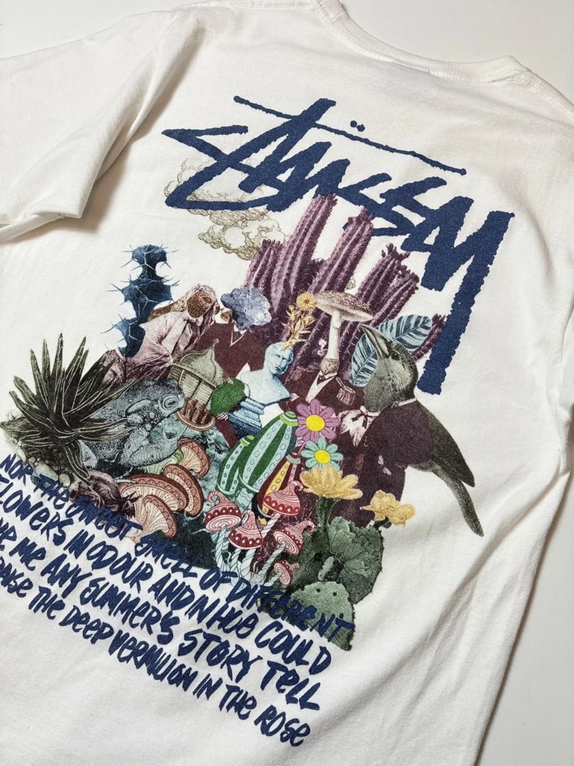 스투시 싸이키델릭 화이트 반팔 티셔츠 PN9087 상품이미지2