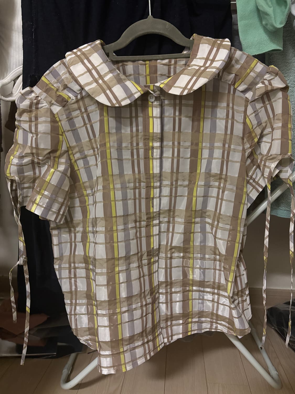 cosmoss 체크셔츠 S사이즈  상품이미지2