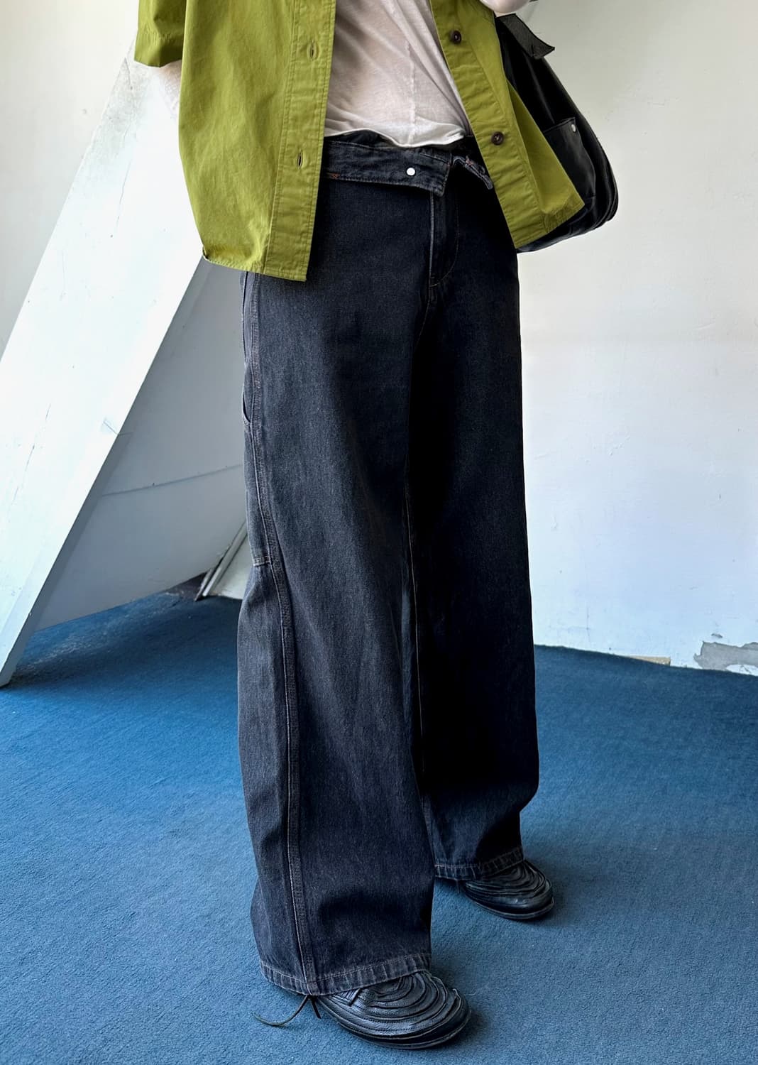 Utility design denim painter pants 상품이미지2