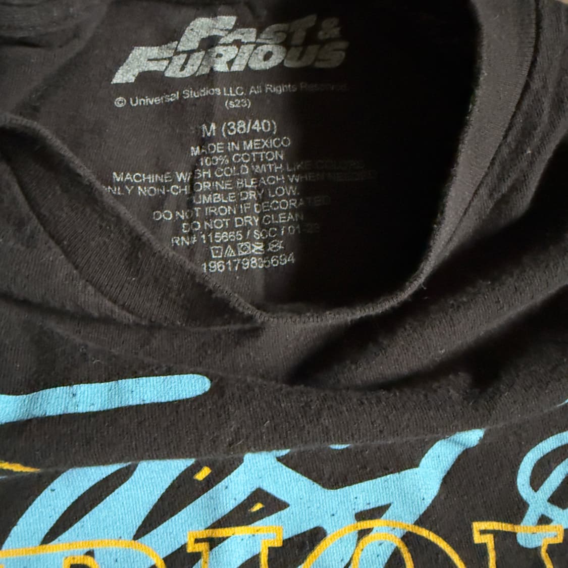 빈티지 y2k 분노의 질주 1 영화 티셔츠 상품이미지2