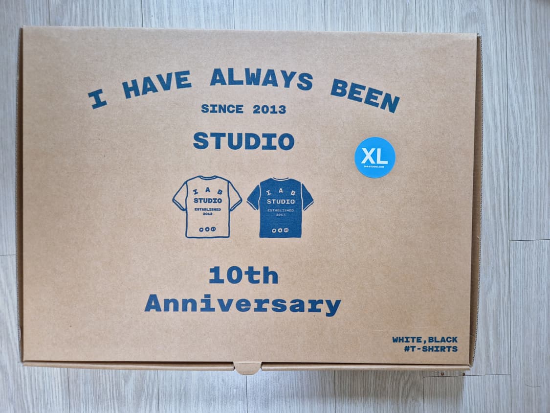 [XL] 아이앱스튜디오 10주년 반팔티 세트 XL 상품이미지2