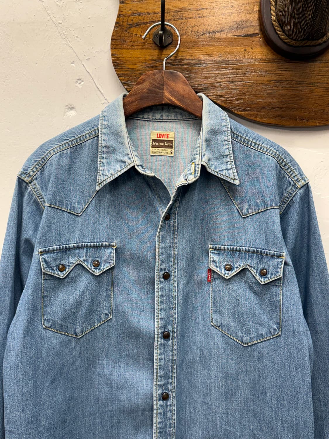 LVC Western Wear Denim Sawtooth Shirt 상품이미지2