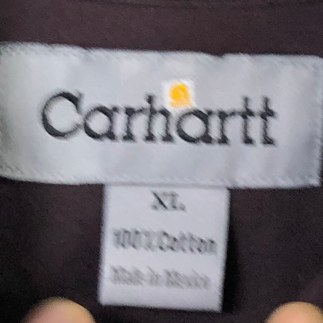 Xxl 칼하트 버건디 워크 셔츠 상품이미지3