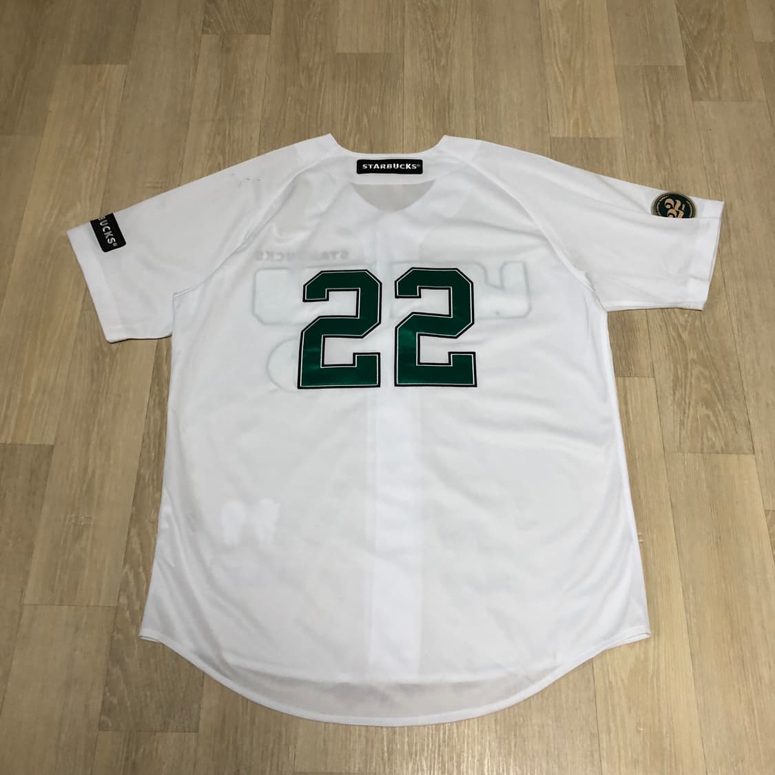 (110 / 2XL) SSG 랜더스 X 스타벅스 22 주년 져지 유니폼 상품이미지9