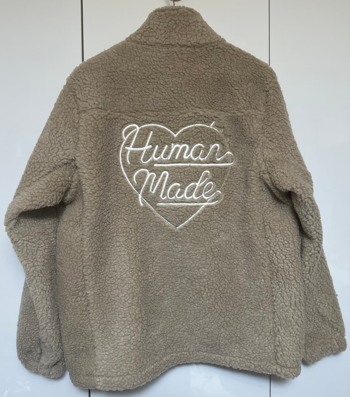 휴먼메이드 뽀글이 플리스 자켓 진베이지 상품이미지3