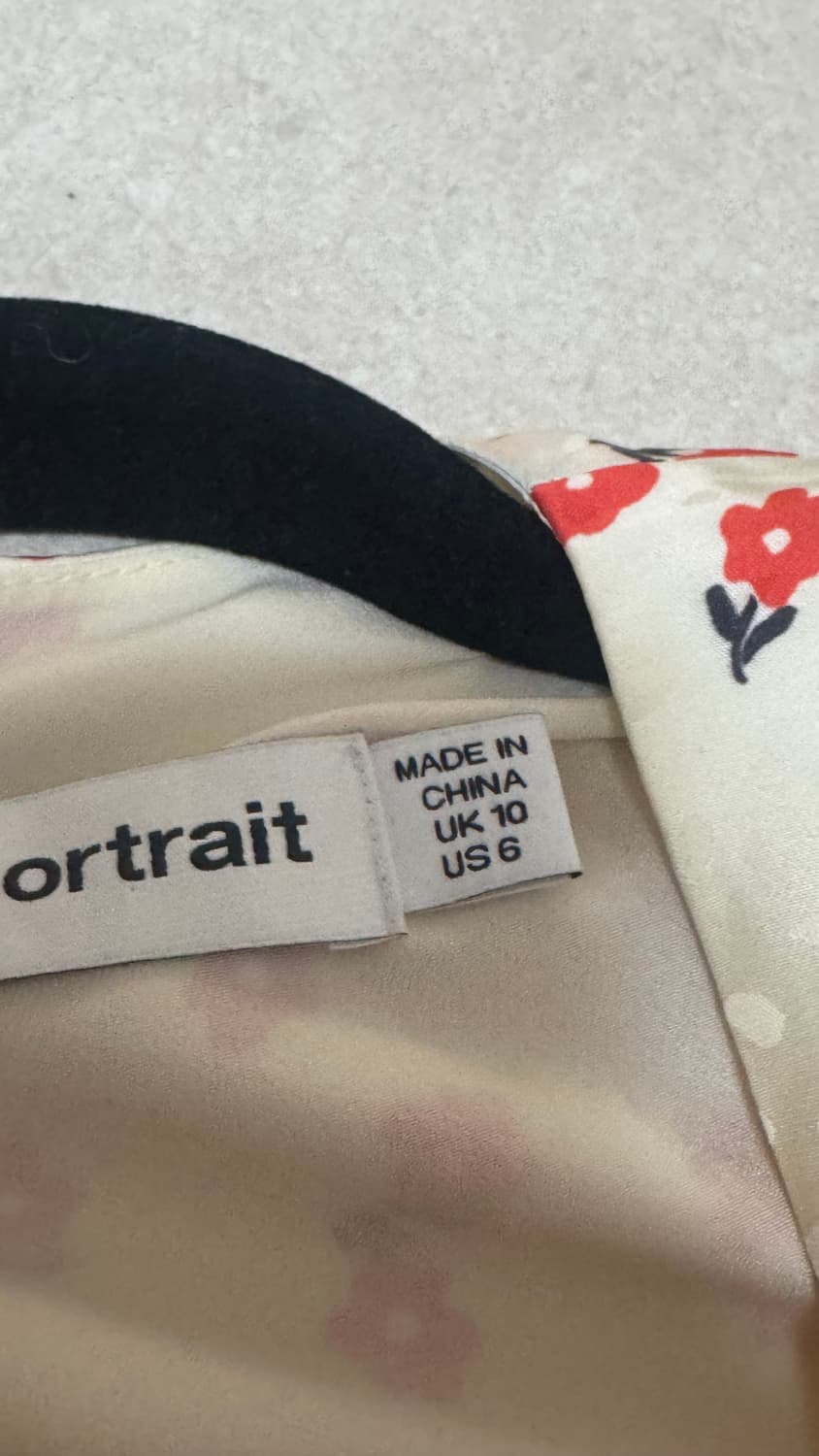 셀프포트레이트 실크 원피스 uk10 상품이미지5