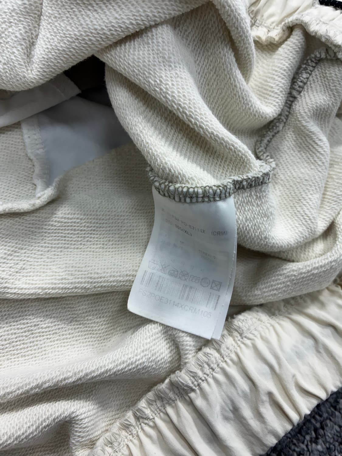 휠라 오버핏 우븐 믹스 아노락 XL 상품이미지8