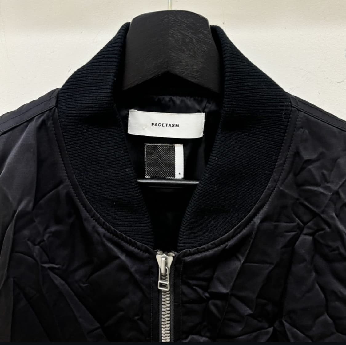 파세타즘 오버사이즈 링클 봄버 자켓 상품이미지2