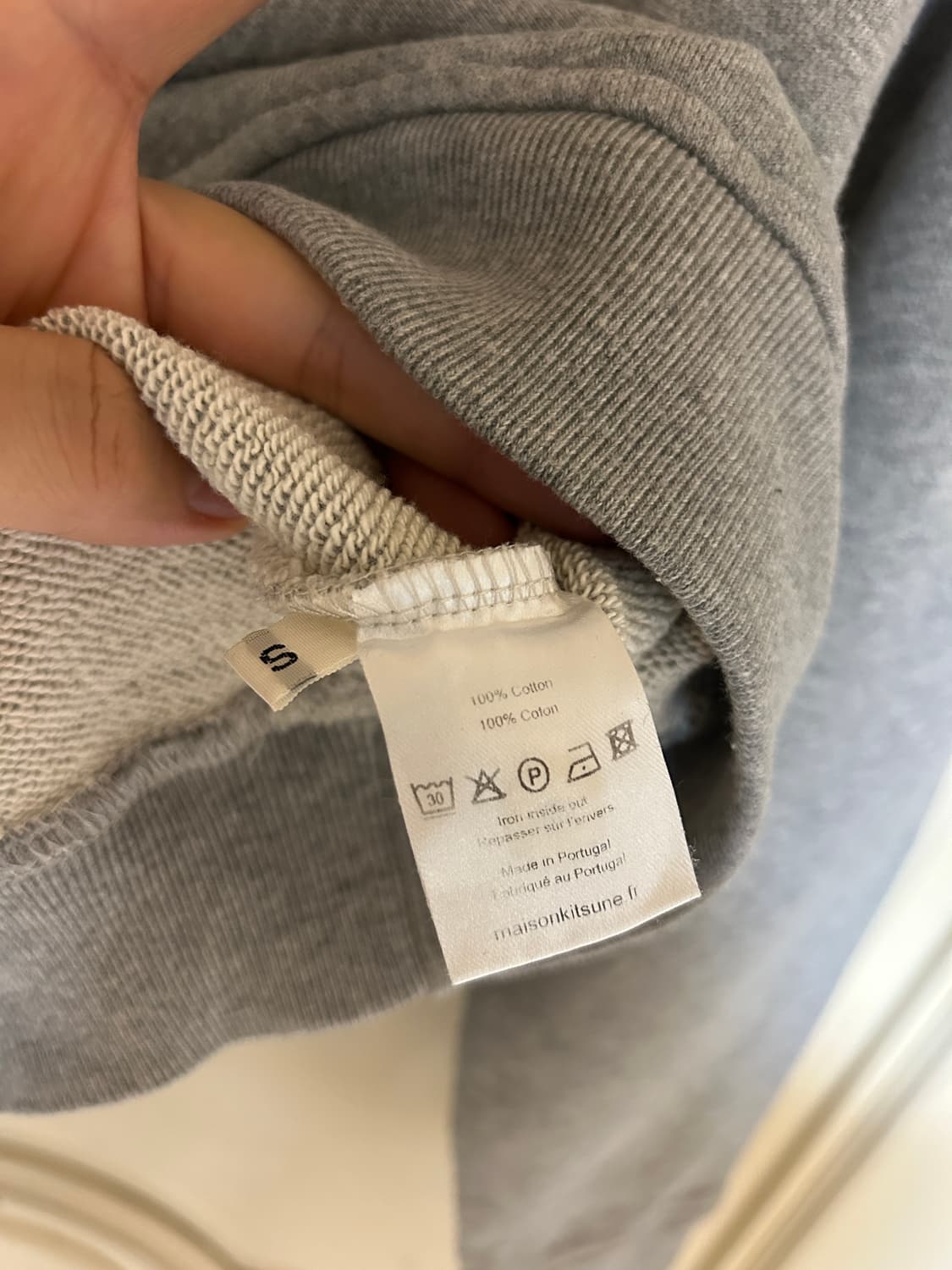 메종키츠네 레터링 맨투맨 상품이미지4