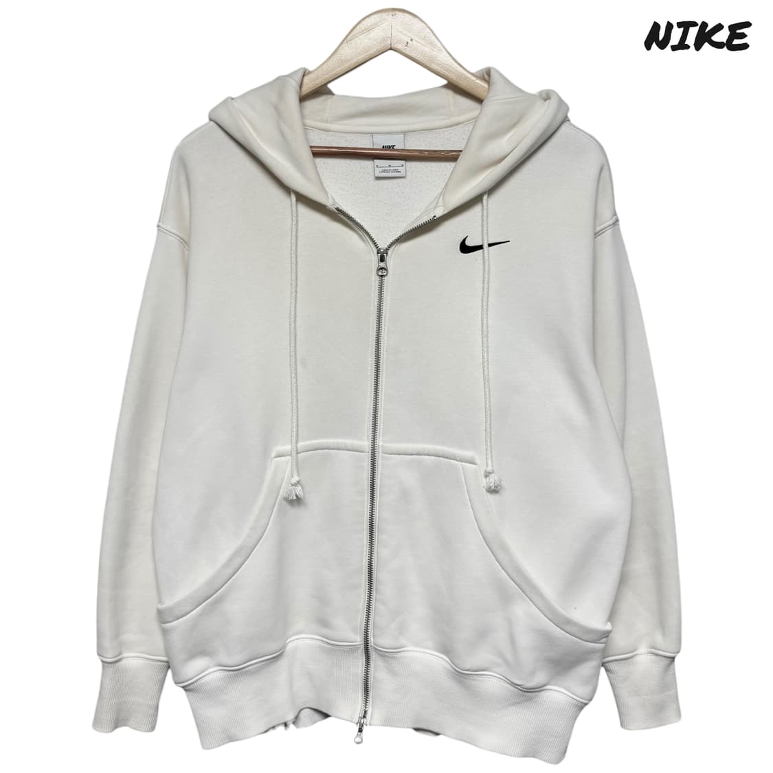 3820 나이키 아이보리 후드집업 상품이미지1