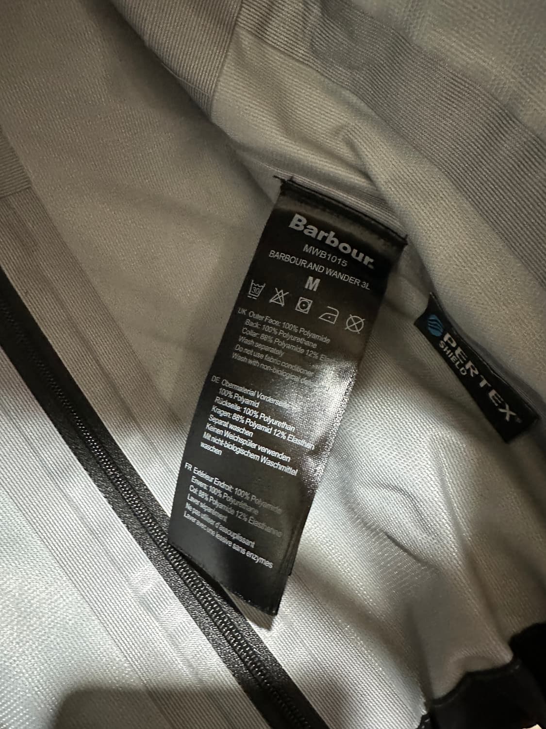 [M] 앤드원더 x 바버 3L 자켓 새제품 상품이미지4