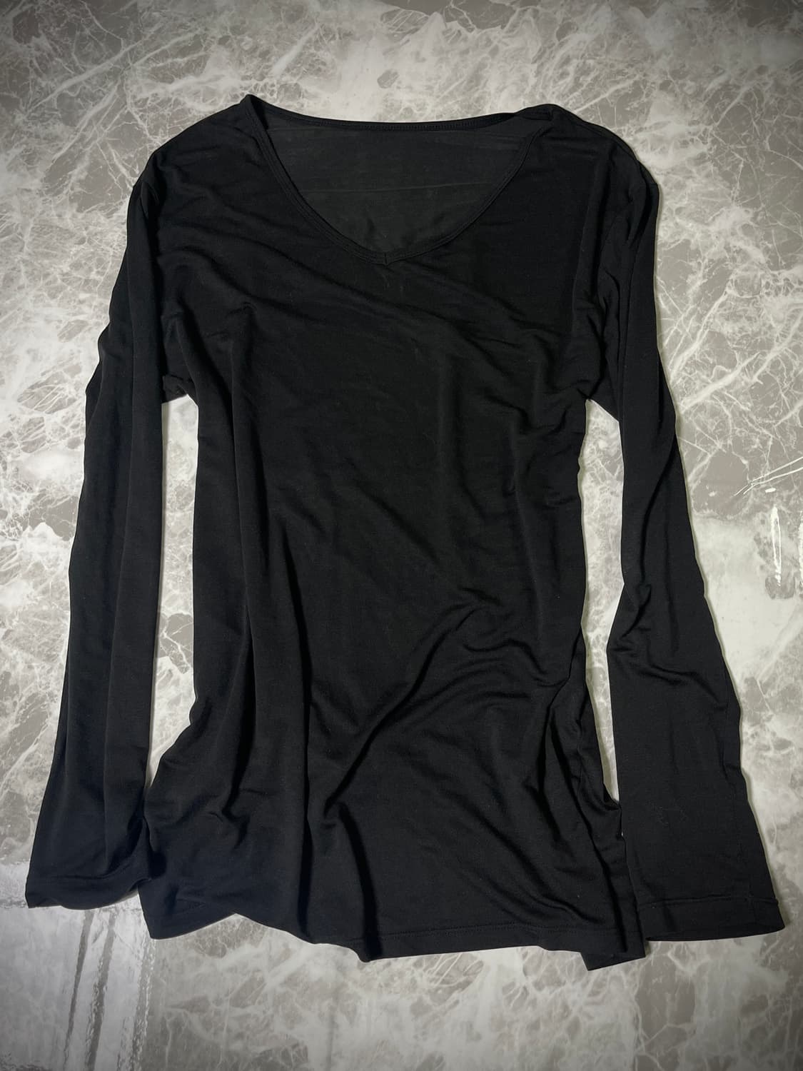 (Unknown)v neck long sleeve  상품이미지1