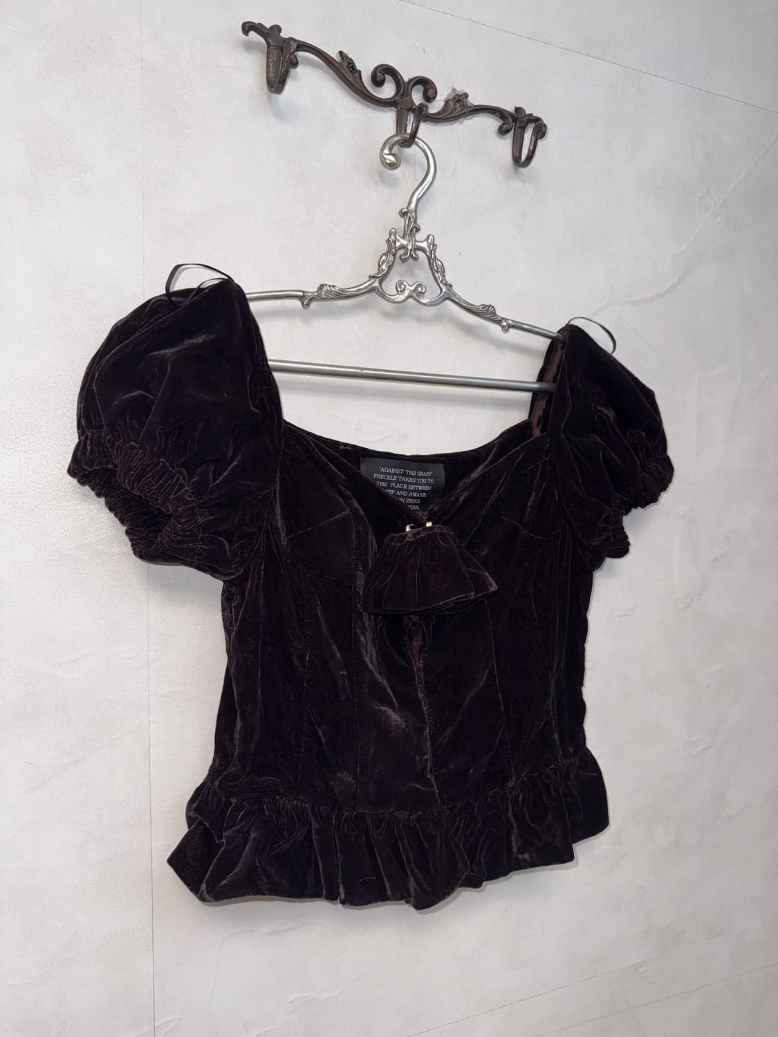 Freckle velvet puff rose jacket 상품이미지4