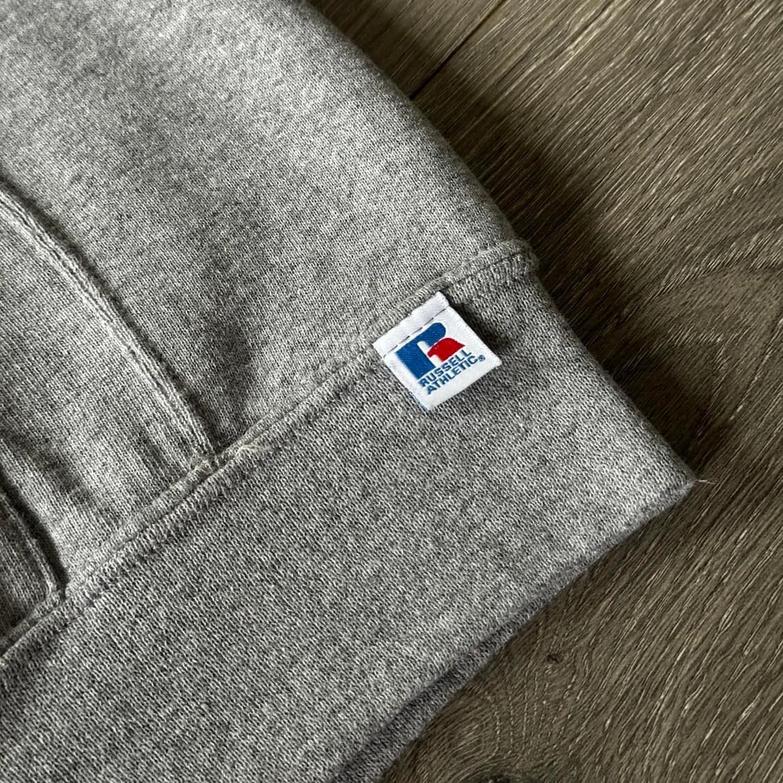 러셀 애슬레틱 빈티지 그레이 후드 집업 상품이미지4
