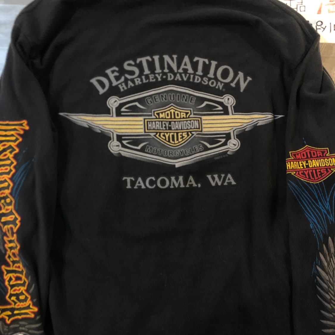 [NO.9] 할리데이비슨 칼라베라 해골 롱슬리브 상품이미지4