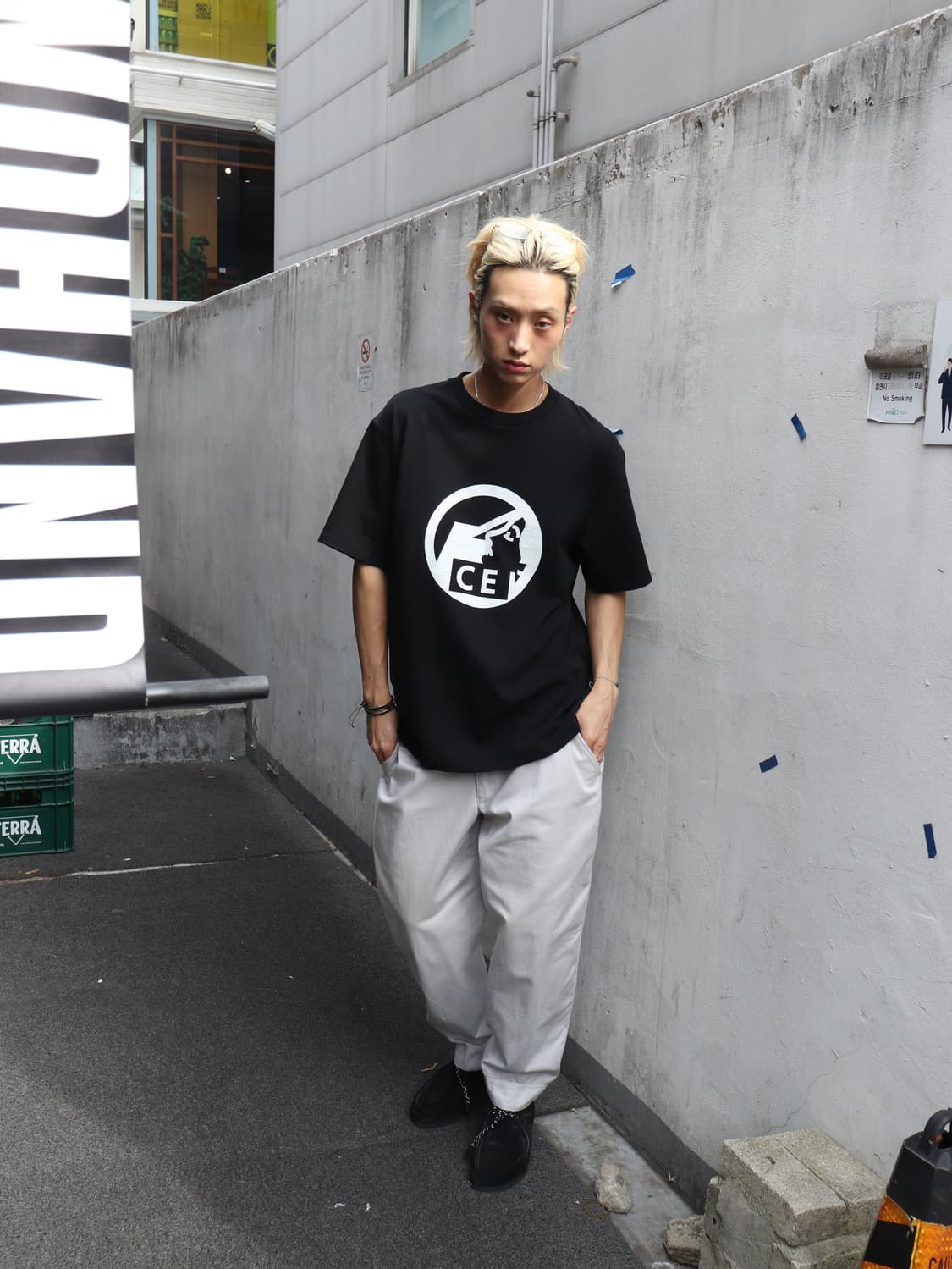컬러 kolor/BEACON Puckering Chino 상품이미지1