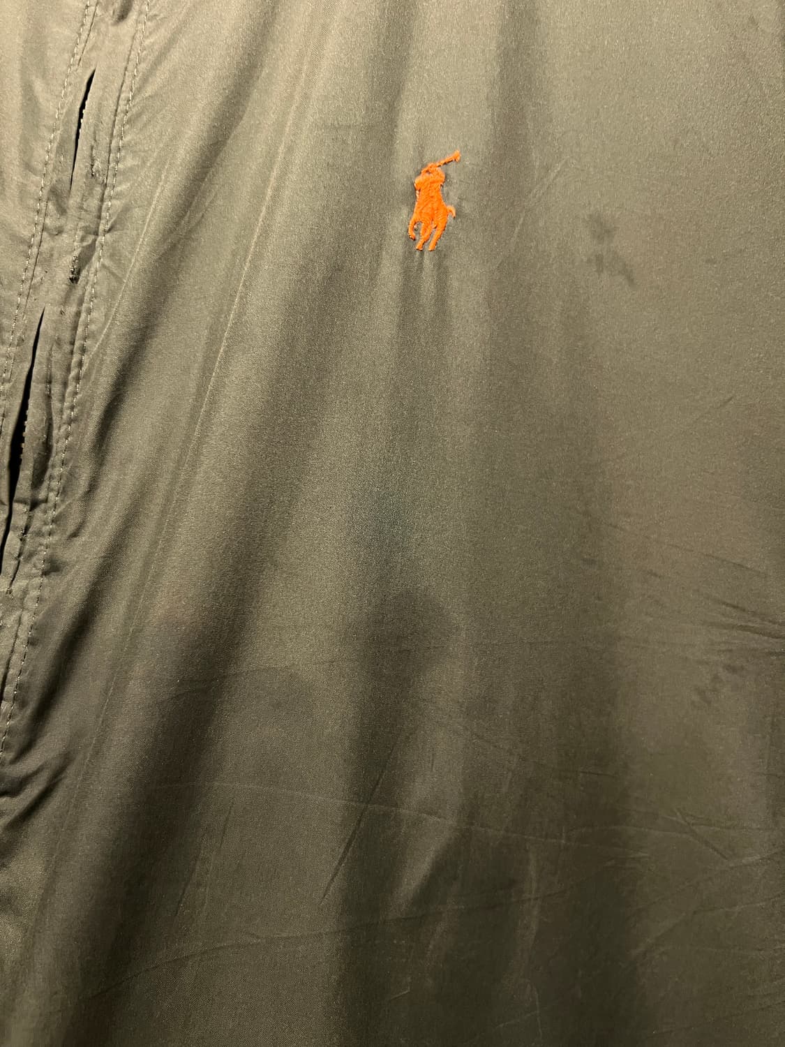 [XL]폴로 랄프로렌 우먼스 카키 나일론 플라이트 자켓 상품이미지3