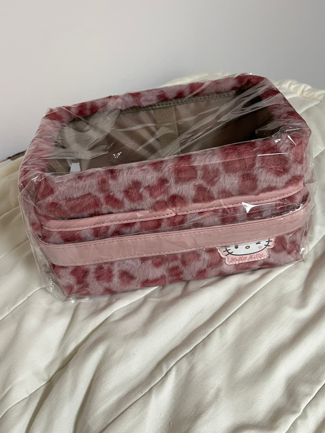 아베일 수납함 핑크털 호피키티 한정판 (새상품) 상품이미지1