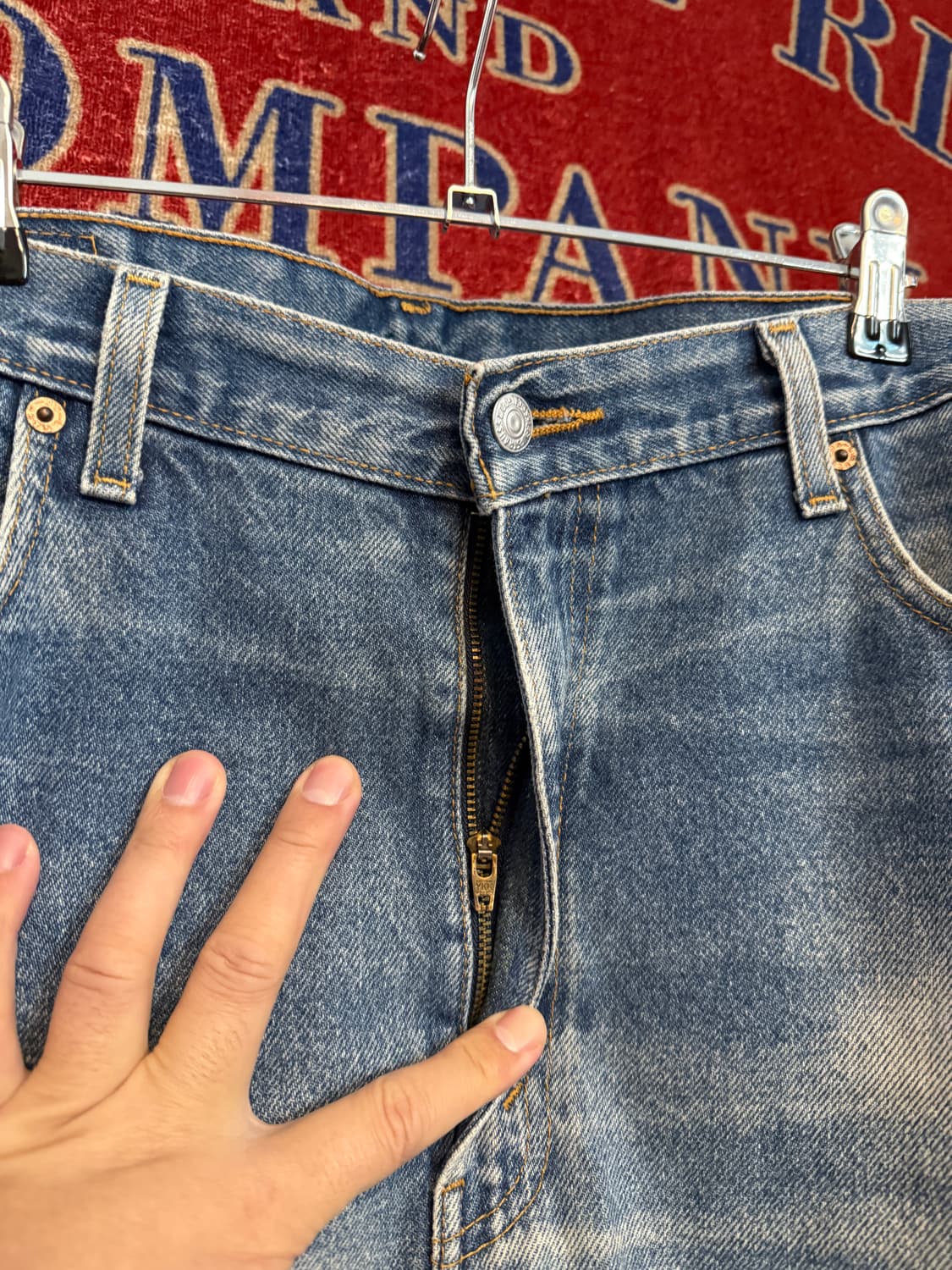 리바이스 505 38/30 MEXICO 블랭크탭 상품이미지3