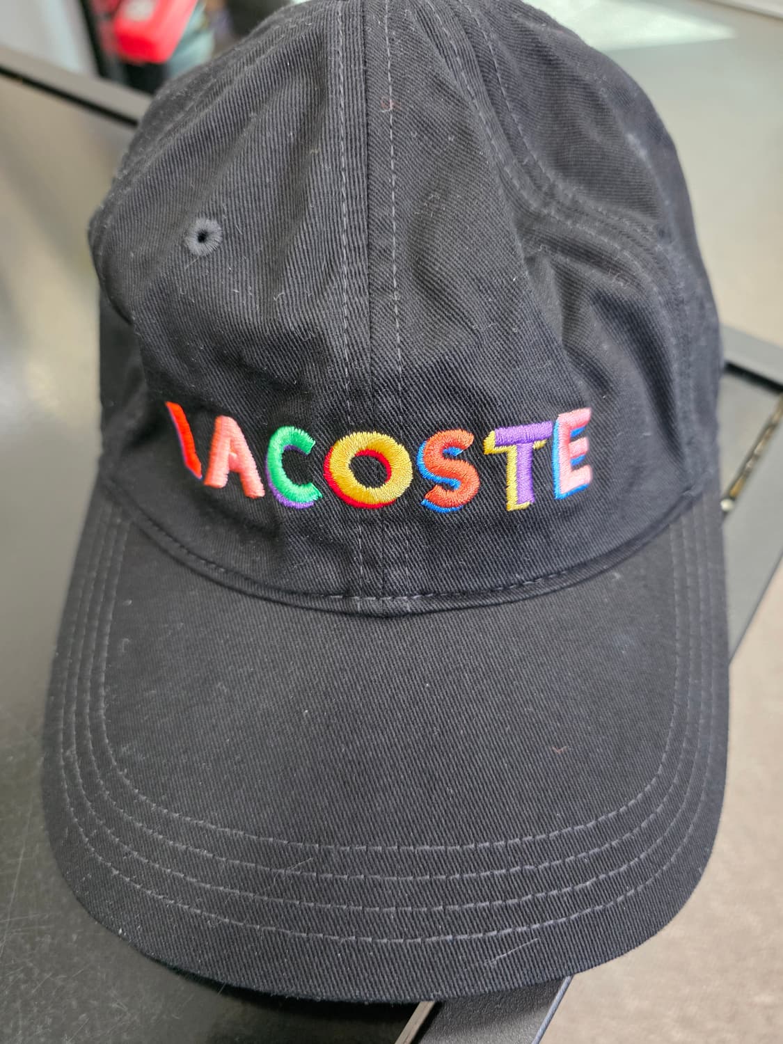 라코스테 멀티컬러 레터링 볼캡 상품이미지2