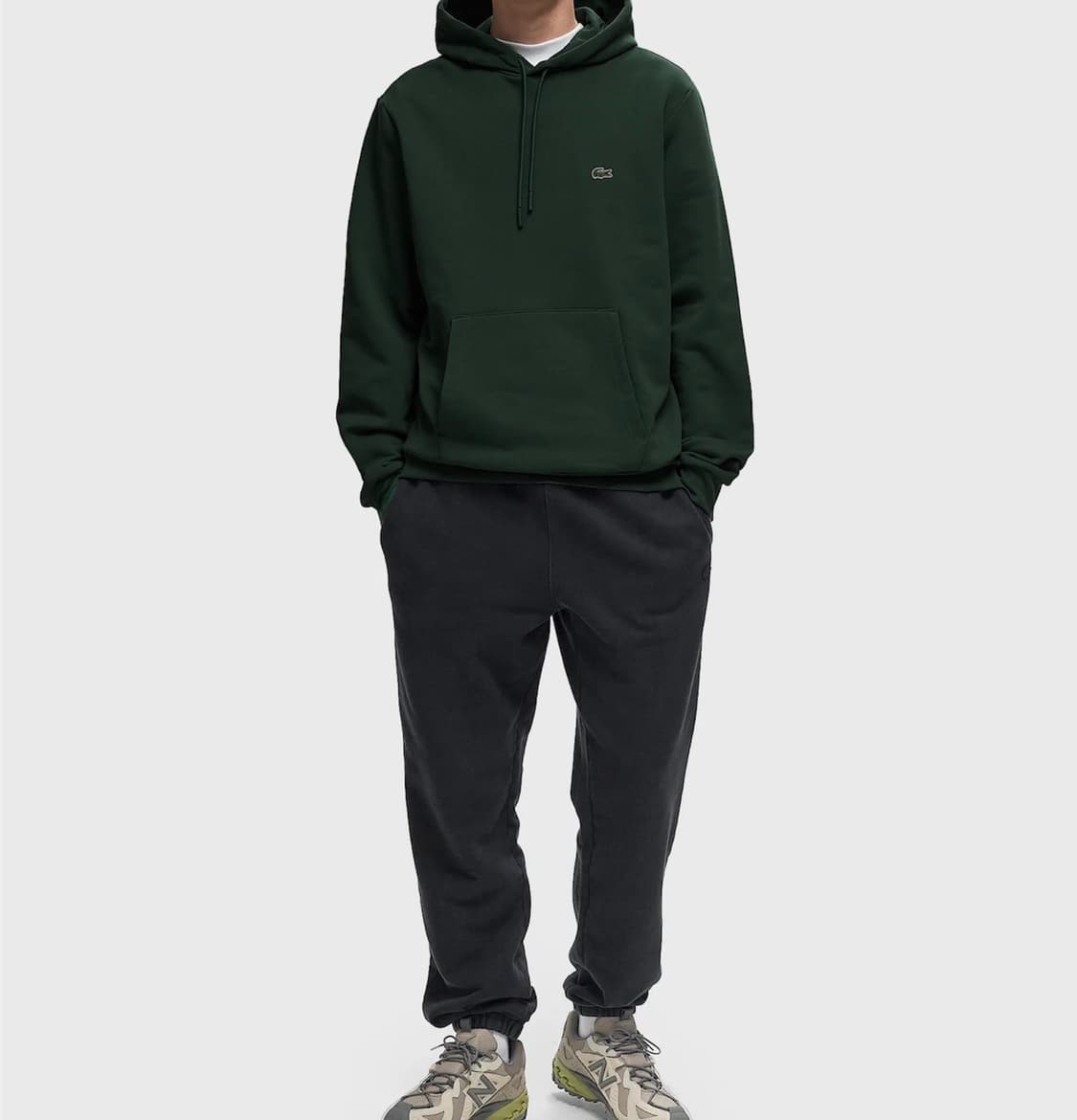 [L] Lacoste 라코스테 그린 베이직 후드티 상품이미지3