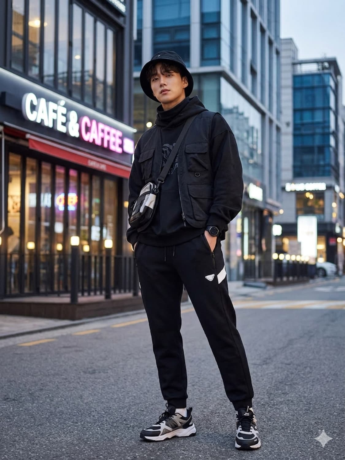 다이나핏(DYNAFIT) 블랙 트레이닝 조거 팬츠 상품이미지1