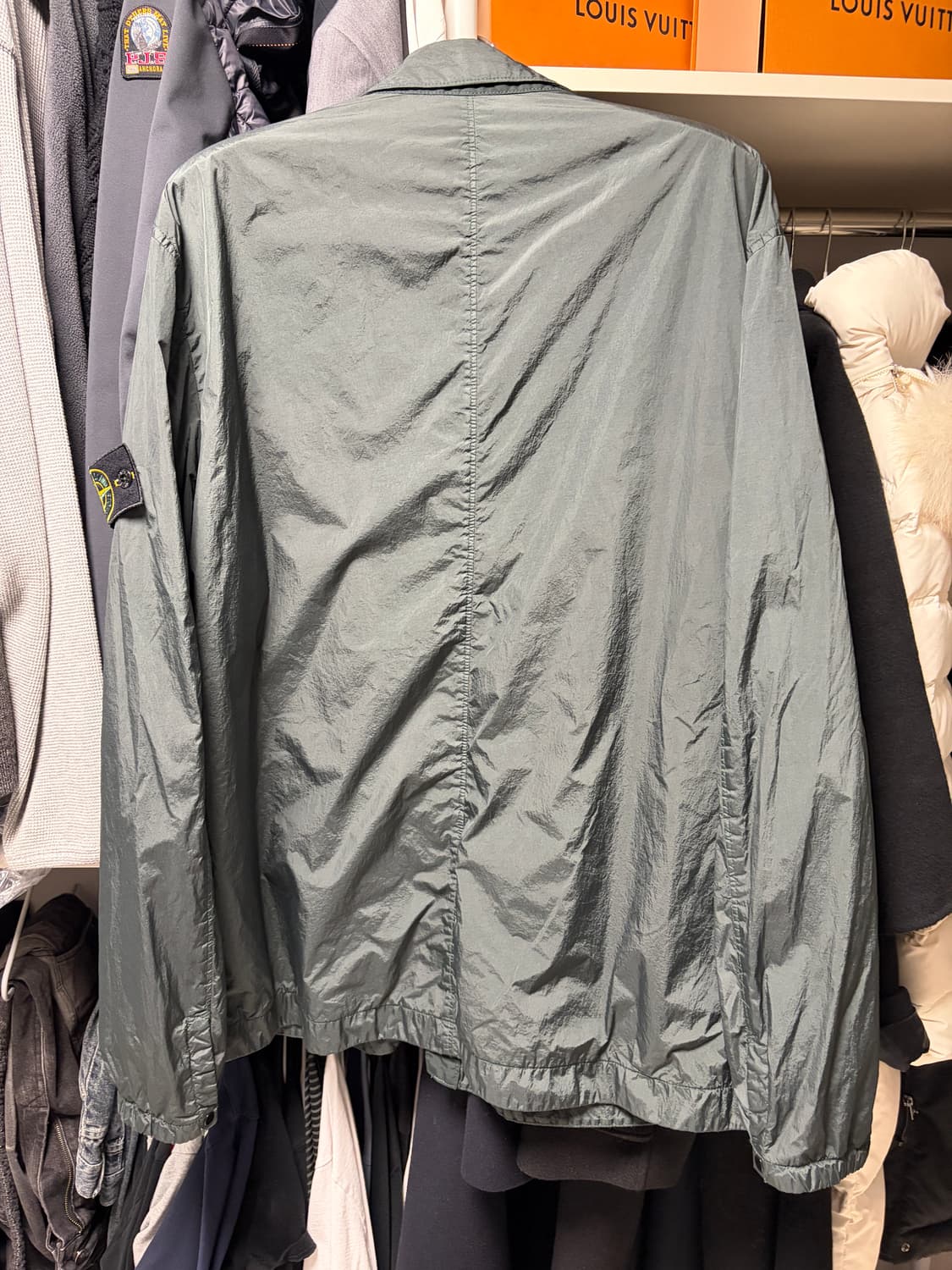 스톤아일랜드 19fw 크링클랩스 오버셔츠 자켓 xxl 상품이미지2