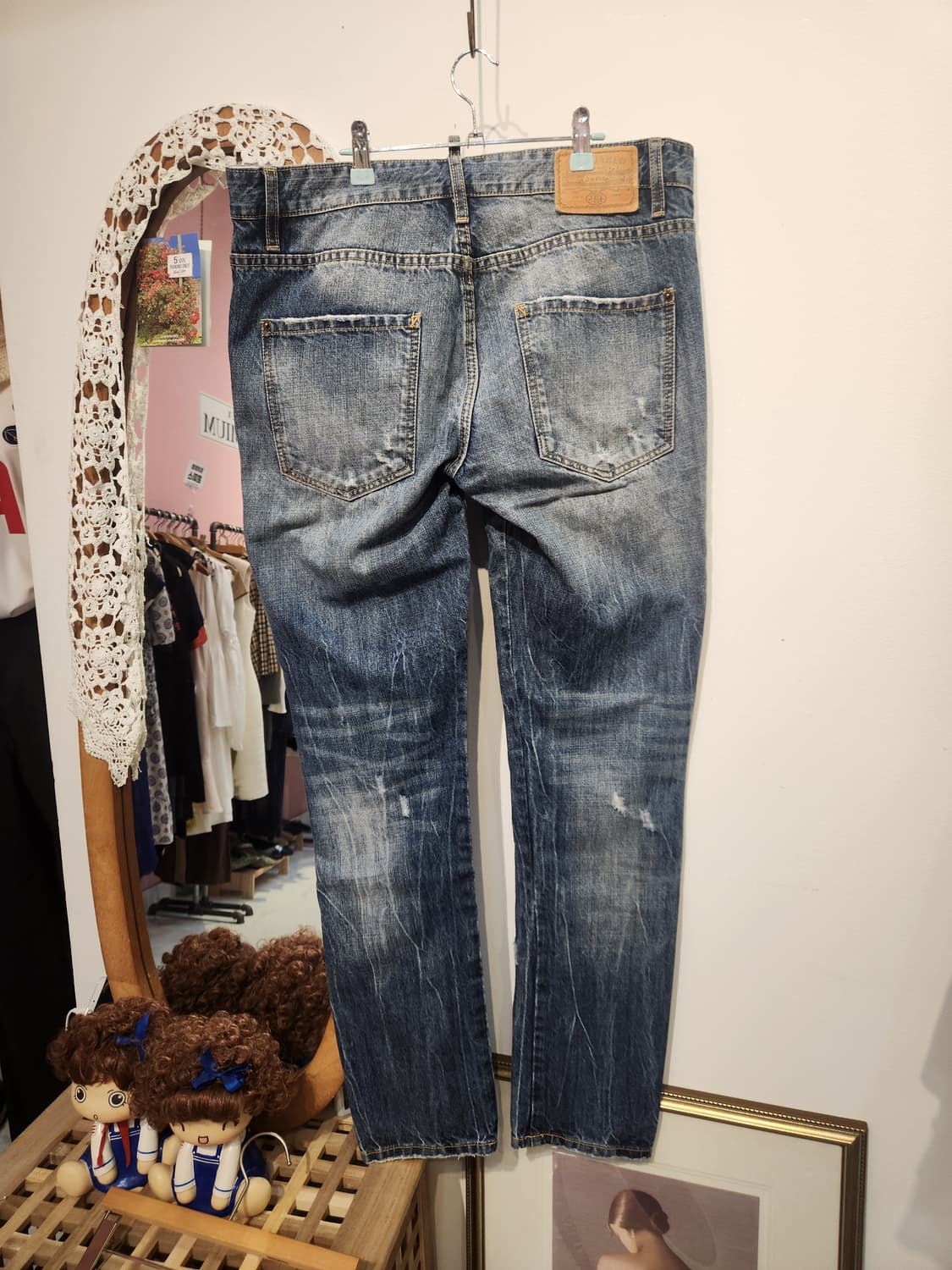 디스퀘어드2  패치청바지 상품이미지6