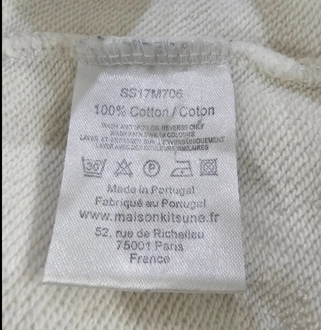 메종키츠네 Palais Royal 맨투맨 L 상품이미지6