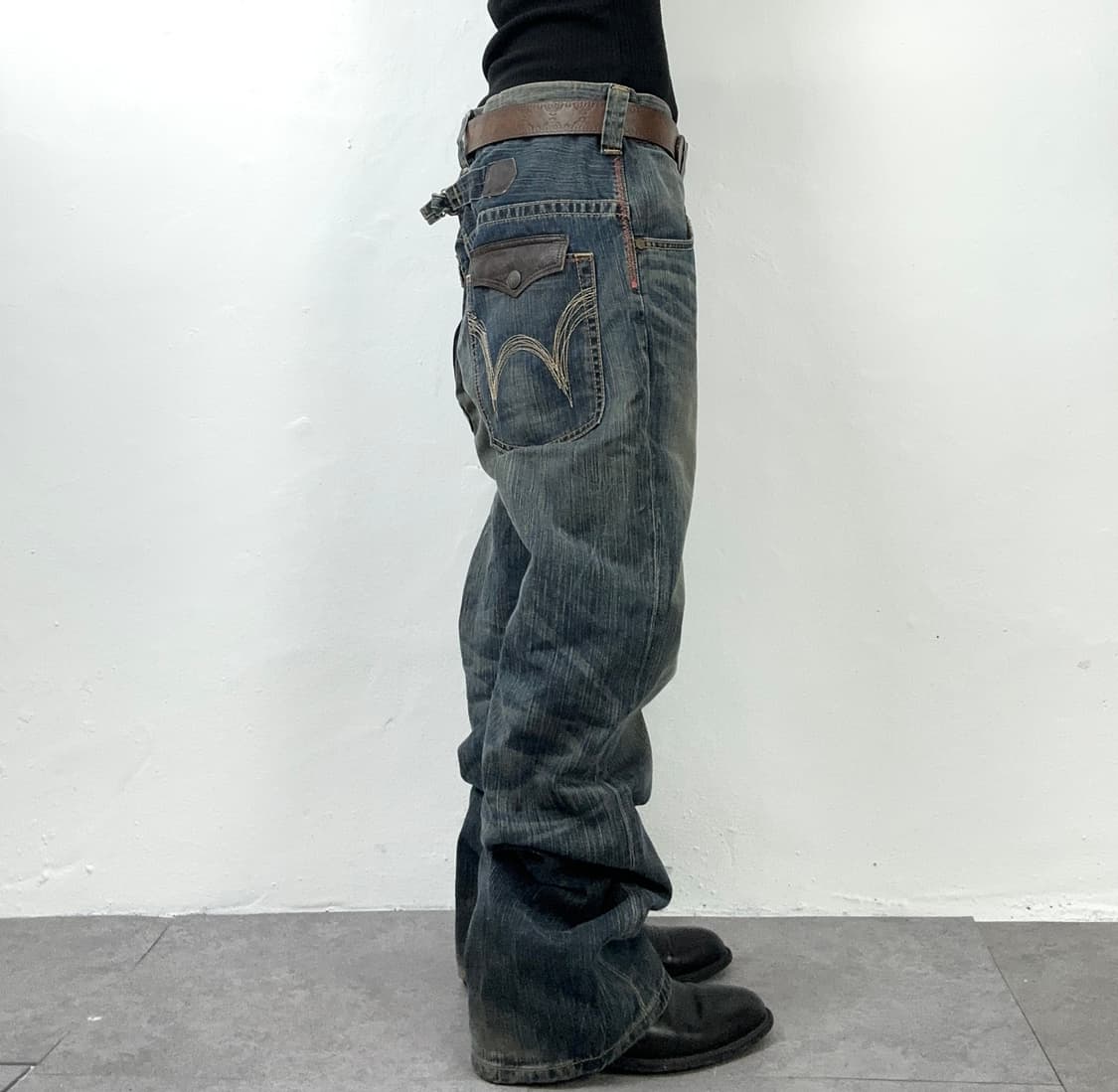 Edwin Blue Trip Cowhide Leather Strap Di 상품이미지3