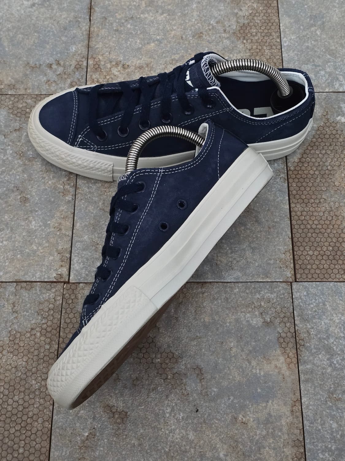 (240)컨버스 올스타 프로 스웨이드 옵시디언 로우 상품이미지5