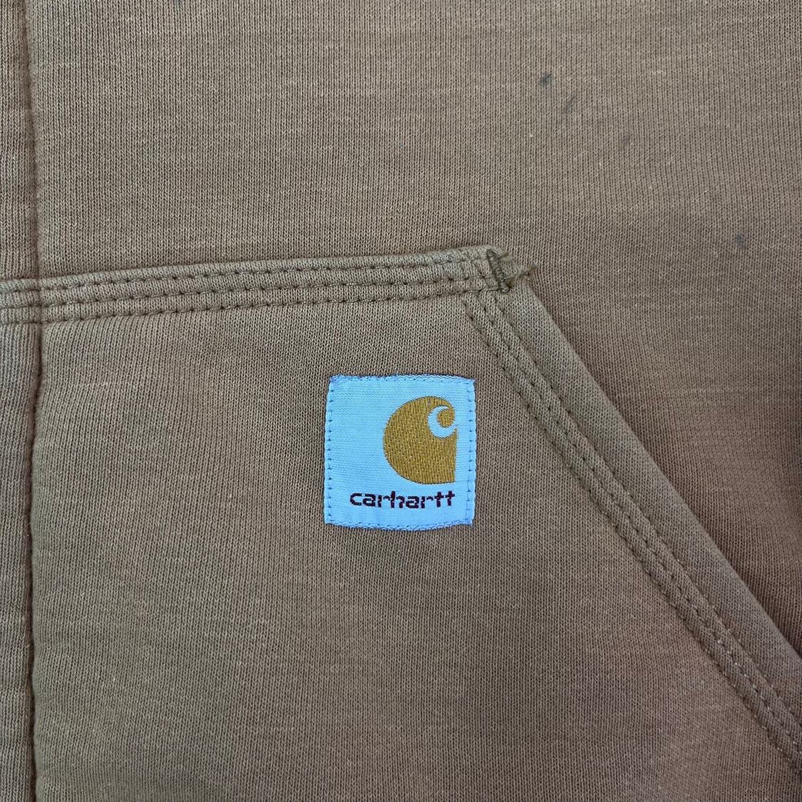 105 칼하트 베이지 써멀 후드집업 상품이미지3