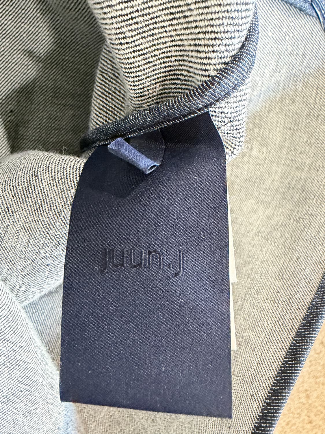 juun.j 준지 데님 셔츠 자켓 상품이미지6