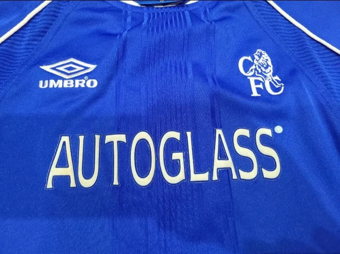 엄브로 99 01 첼시 홈 올드레플 축구져지 원피스유니폼 상품이미지6