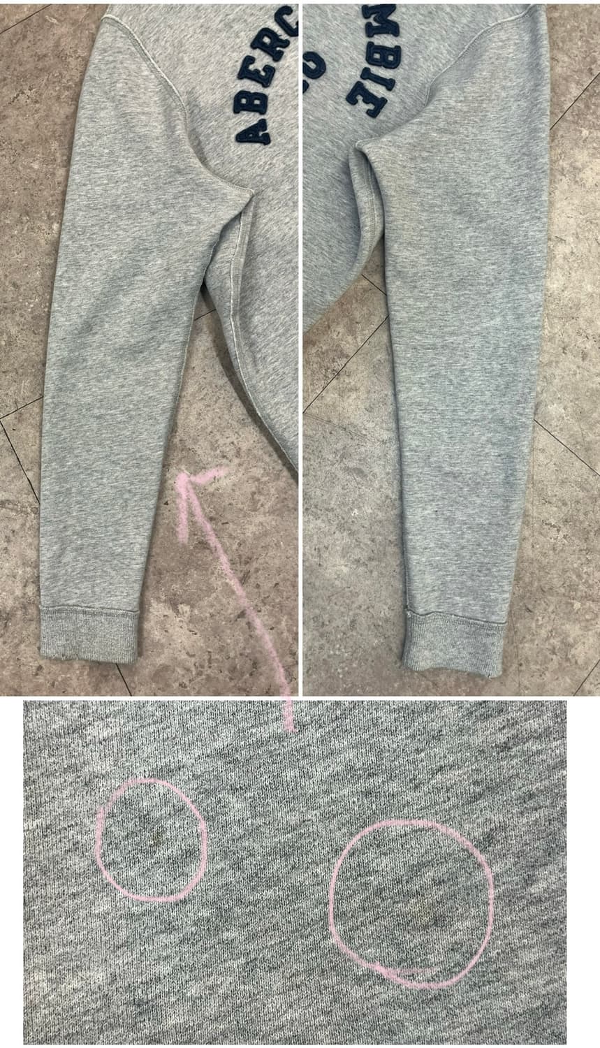 아베크롬비 기모 후드집업 그레이 2XL #csz3959 상품이미지7