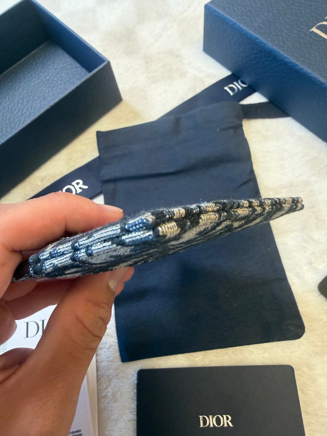 {새상품급/선물용} 디올 오블리크 카드지갑 상품이미지4