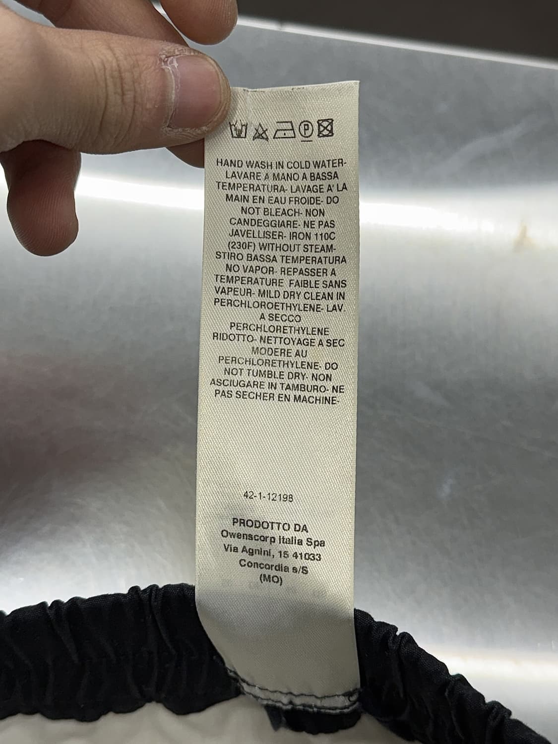 릭 오웬스 19ss 테쿠아틀 블랙 드로스트링 트랙 팬츠 상품이미지9